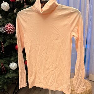 J. Crew Peach Long Sleeve Turtleneck